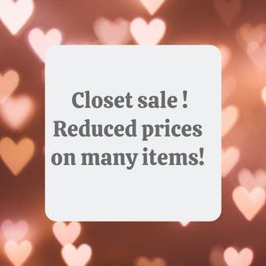 SALE! PLEASE  SHOP MY CLOSET!